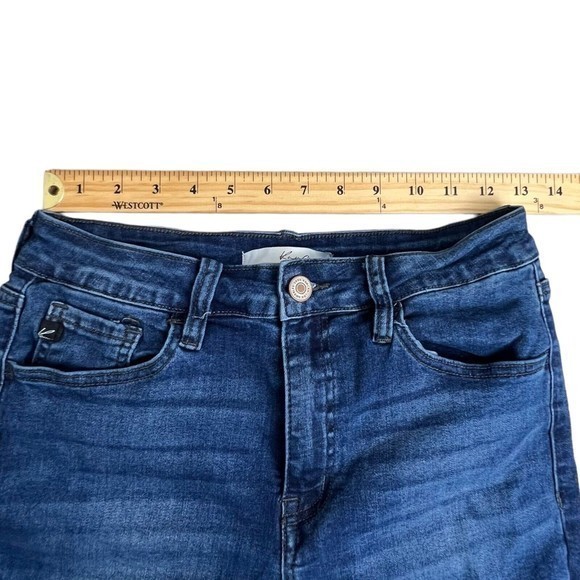 KanCan Womens Dark Wash Mid Rise Skinny‎ Jeans Size 7 - Picture 5 of 8